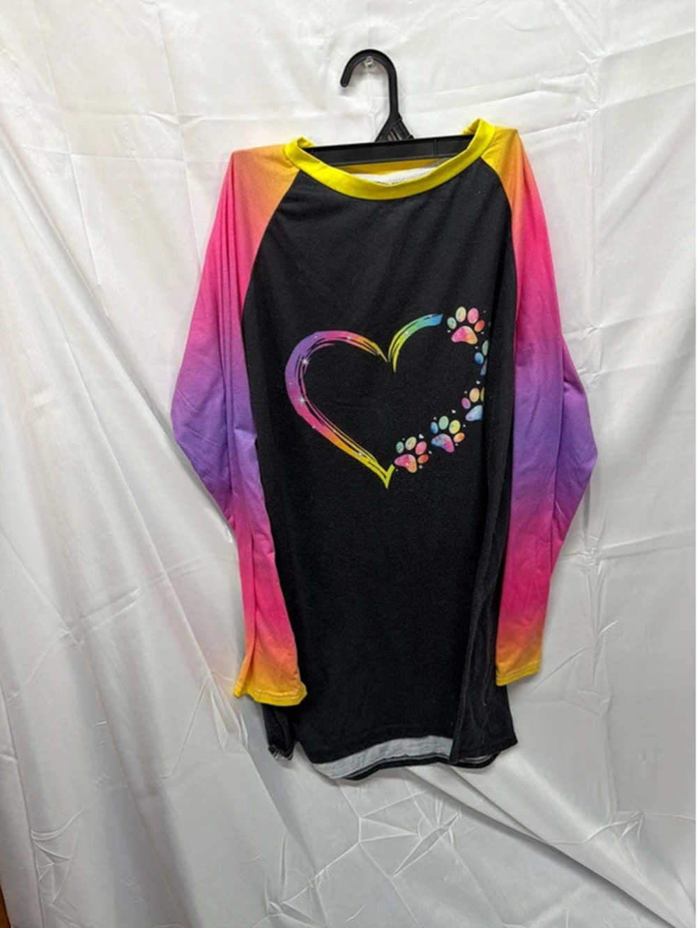 Heart, long sleeve T shirt